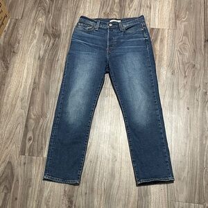 Signature by Levi Strauss Dark Blue Straight Jeans